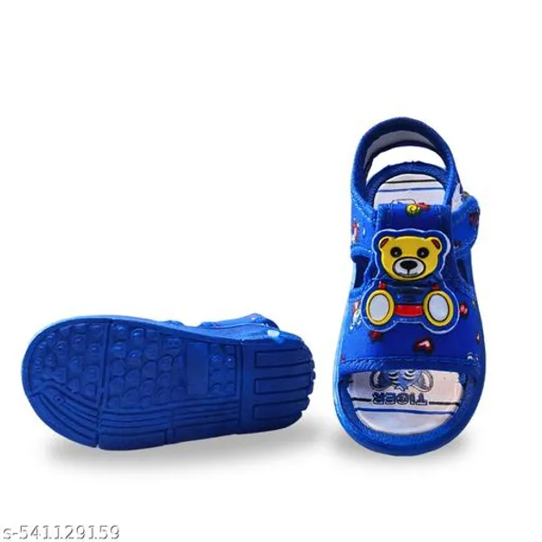 Blue_Printed_Open_Toe_Sandals_For_Kids