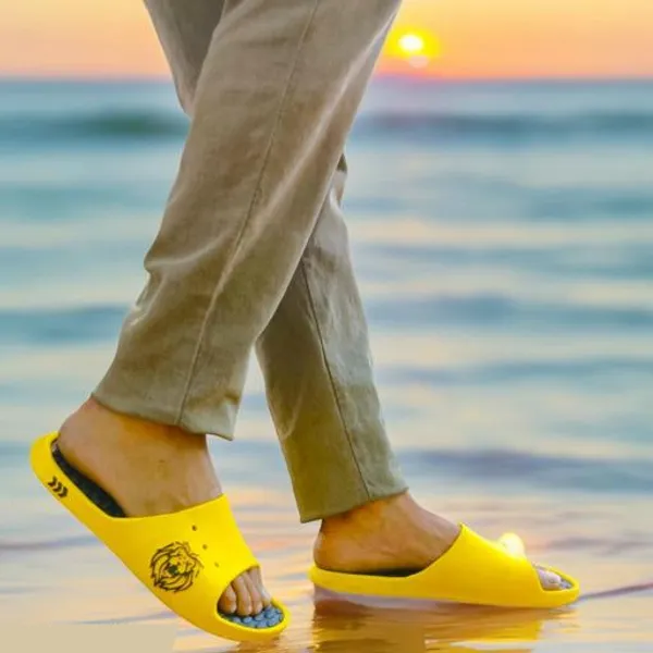 Yellow_Slip-On_Slides_For_Men