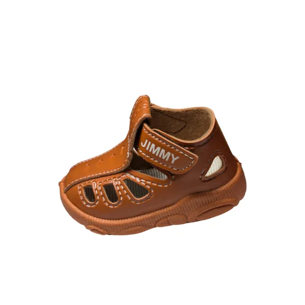 Brown_Velcro_Ankle_Sandals_For_Babies