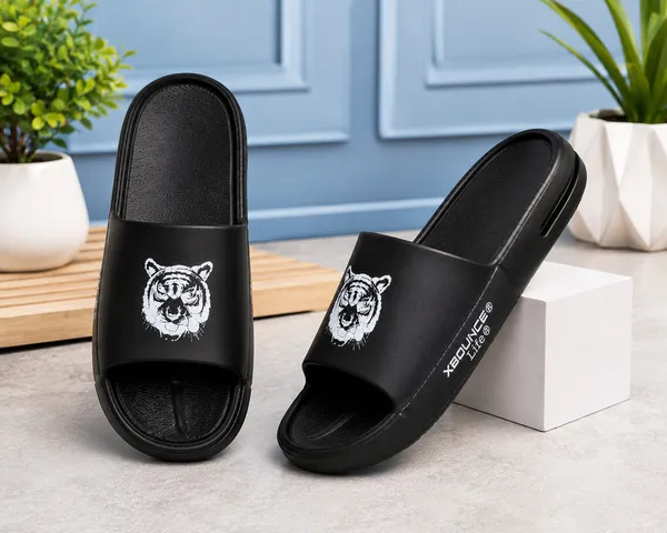 Black_Slip_On_Slide_Sandals_For_Men