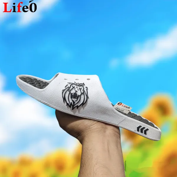 Grey_Rubber_Slide_Slippers_For_Men