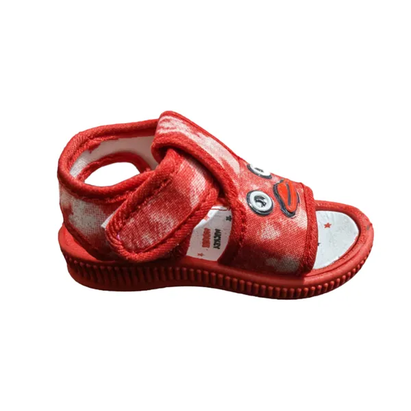 Red_Textile_Character_Sandals_For_Babies