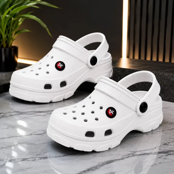 White_Casual_Clogs_For_Unisex