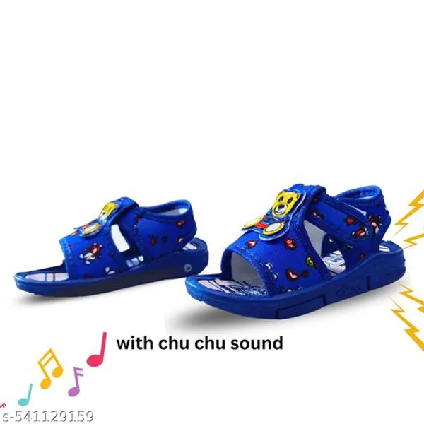 Blue_Printed_Open_Toe_Sandals_For_Kids