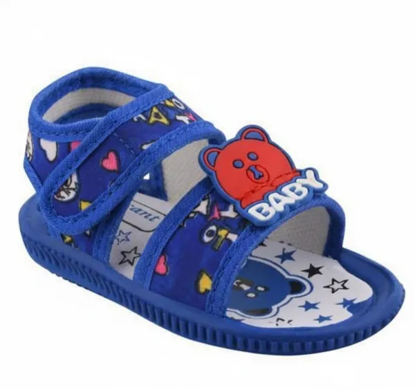 Blue_Printed_Sound_Sandals_For_Baby_Boys_And_Girls