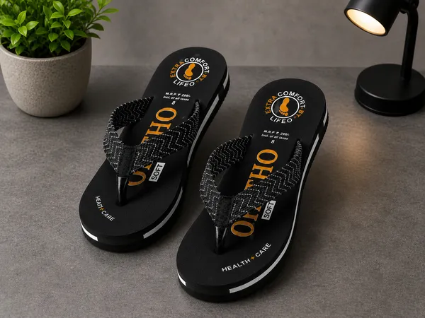 Black_Soft_Sole_Flip_Flops_For_Men