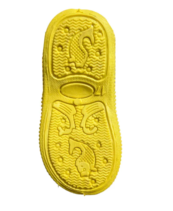 Yellow_Textile_Casual_Sandals_For_Kids