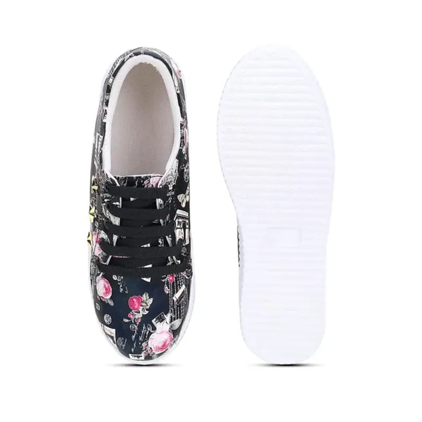 Multicolor_Printed_Lace-Up_Casual_Sneakers_For_Women