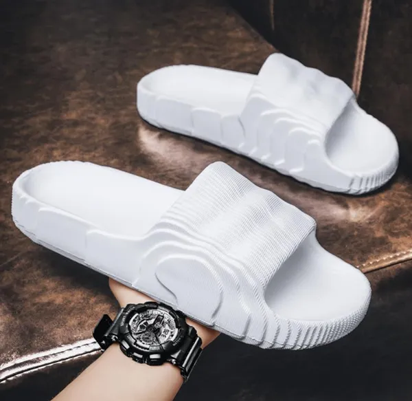 White_Textured_Slip-On_Slippers_Combo_For_Unisex