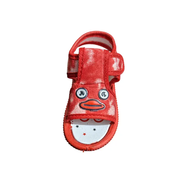Red_Textile_Character_Sandals_For_Babies
