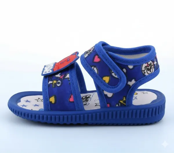 Blue_Printed_Sound_Sandals_For_Baby_Boys_And_Girls