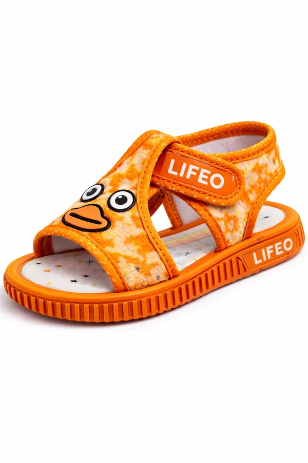 Orange_And_Green_Casual_Kids_Sandals_Combo_For_Kids