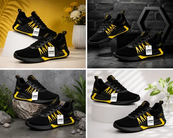 Black_Mesh_Lace_Up_Sports_Shoes_For_Men