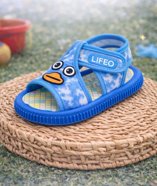 Sky_Blue_Cartoon_Sandals_For_Kids