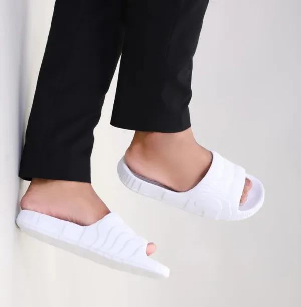 White_Textured_Slip-On_Slippers_Combo_For_Unisex