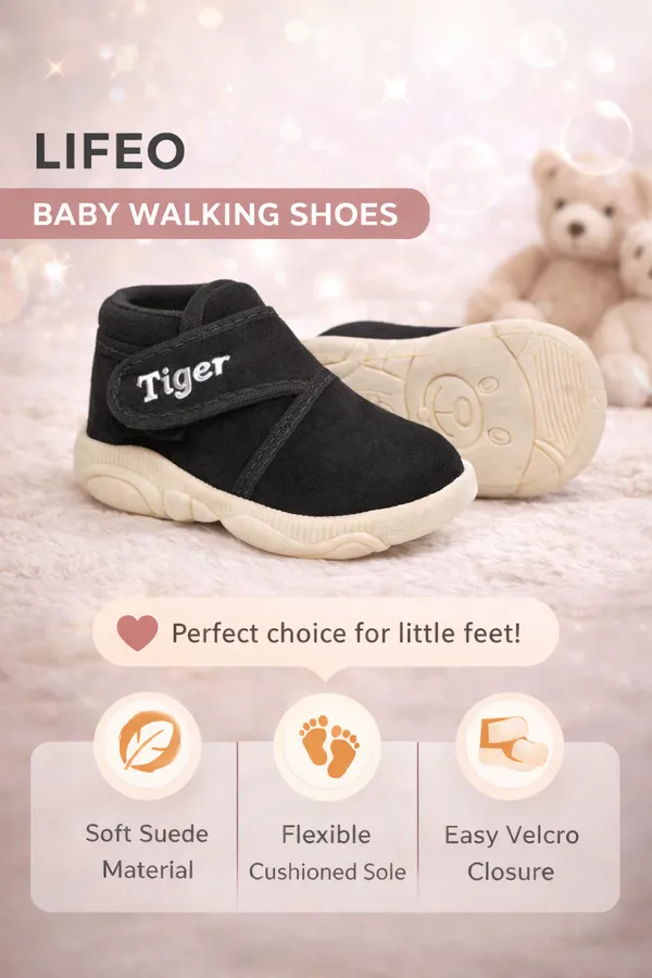 Black_Textile_Velcro_Baby_Booties
