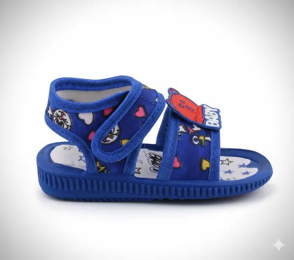 Blue_Printed_Sound_Sandals_For_Baby_Boys_And_Girls
