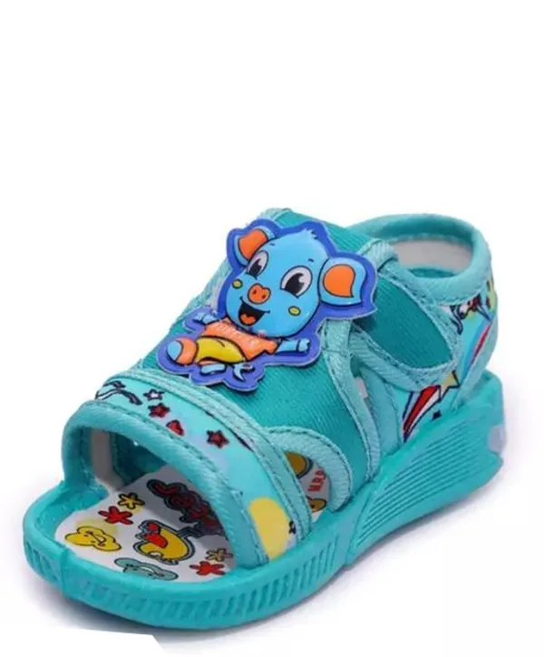 Turquoise_Cartoon_Sandals_For_Boys