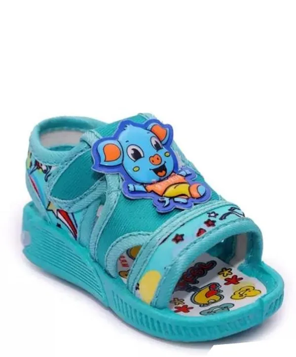 Turquoise_Cartoon_Sandals_For_Boys