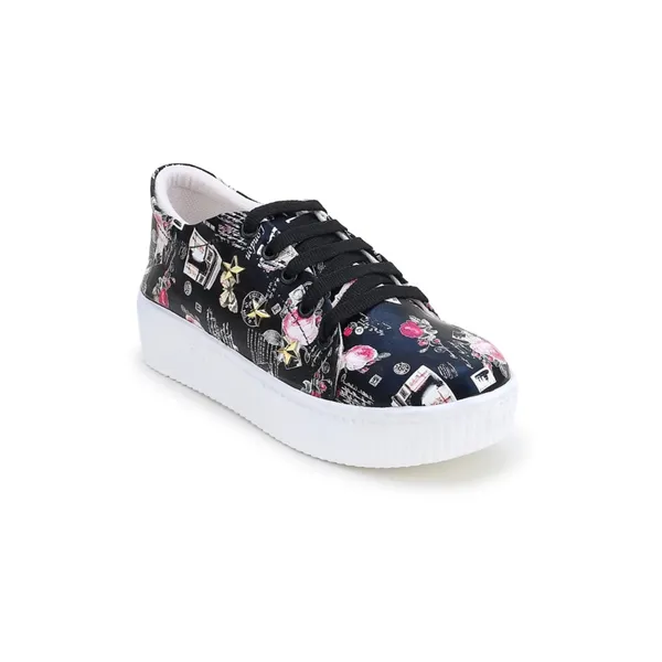 Multicolor_Printed_Lace-Up_Casual_Sneakers_For_Women