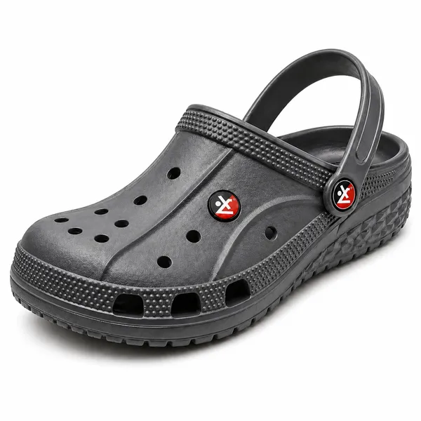 Black_Casual_Clog_Shoes_For_Unisex