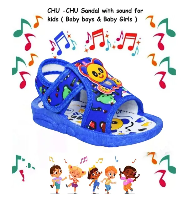 Blue_Printed_Cartoon_Sandals_For_Kids