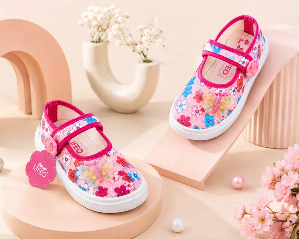 Pink_Canvas_Floral_Mary_Jane_Shoes_For_Girls