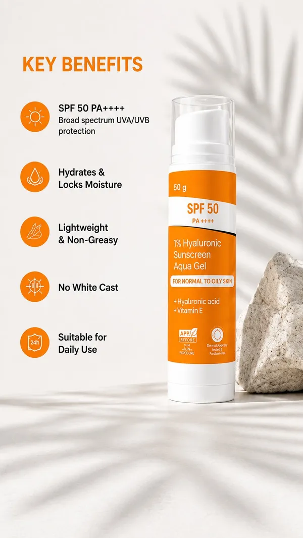 1%_Hyaluronic_Acid_Vitamin_C_Spf_50_Pa++++_Aqua_Gel_Sunscreen