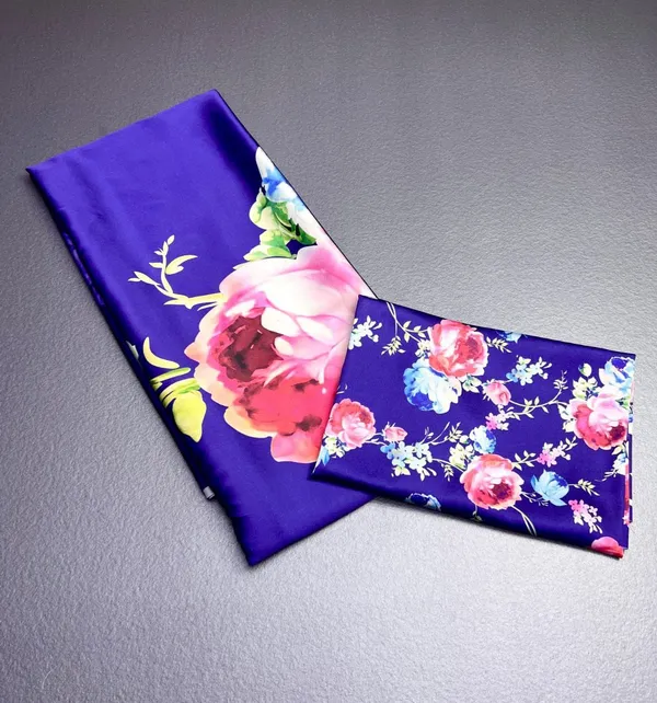 Blue_Modal_Silk_Floral_Print_Saree_For_Women