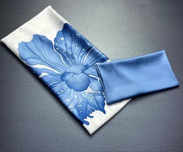 Blue_Modal_Silk_Floral_Print_Saree_For_Women