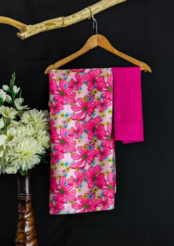 Pink_Modal_Silk_Floral_Print_Saree_For_Women
