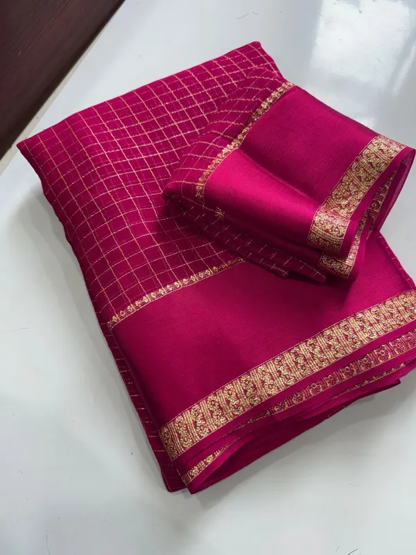 Pink_Viscose_Georgette_Woven_Saree_For_Women