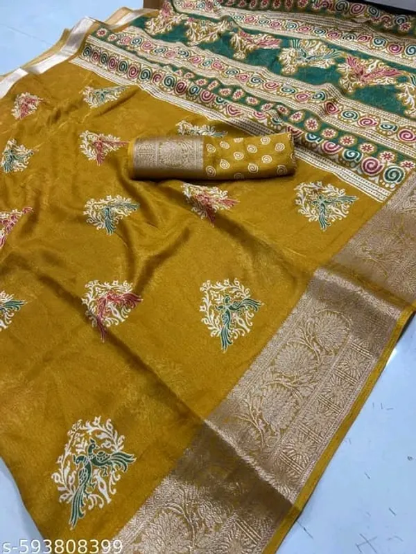 Yellow_Marshmellow_Printed_Saree_For_Women