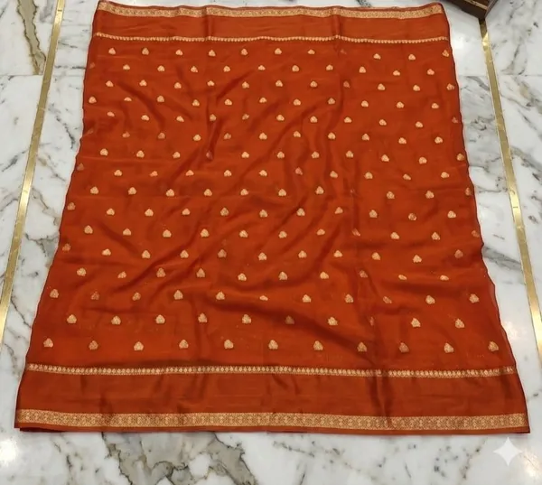 Red_Mysore_Crape_Gold_Motif_Saree_For_Women