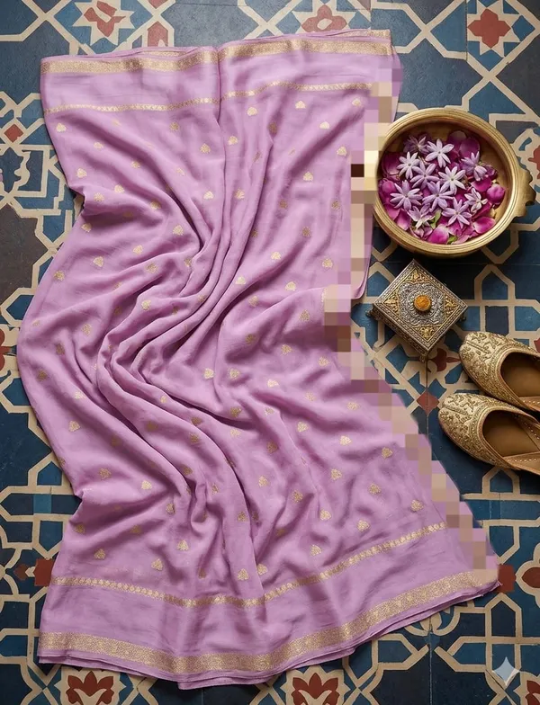 Pink_Mysore_Crape_Gold_Motif_Saree_For_Women