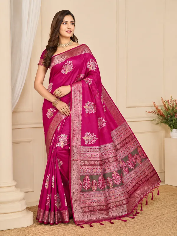 Pink_Marshmellow_Printed_Saree_For_Women