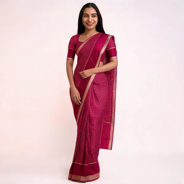 Pink_Viscose_Georgette_Woven_Saree_For_Women