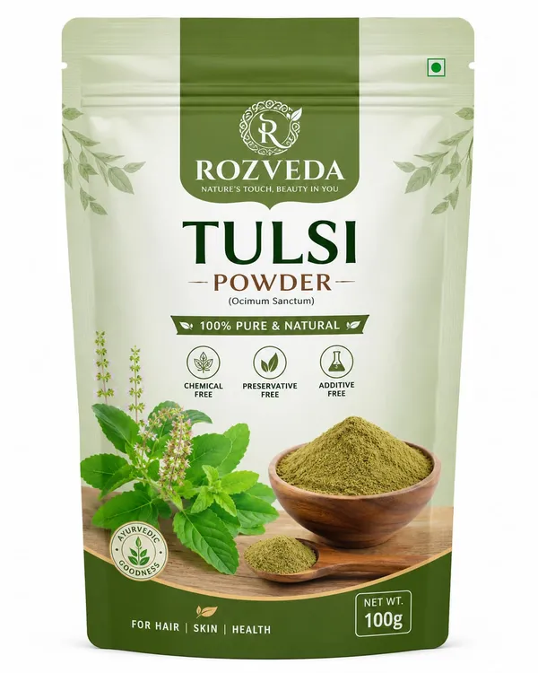 Rozveda_Tulsi_Herbal_Powder_For_Hair_&_Skin_Care