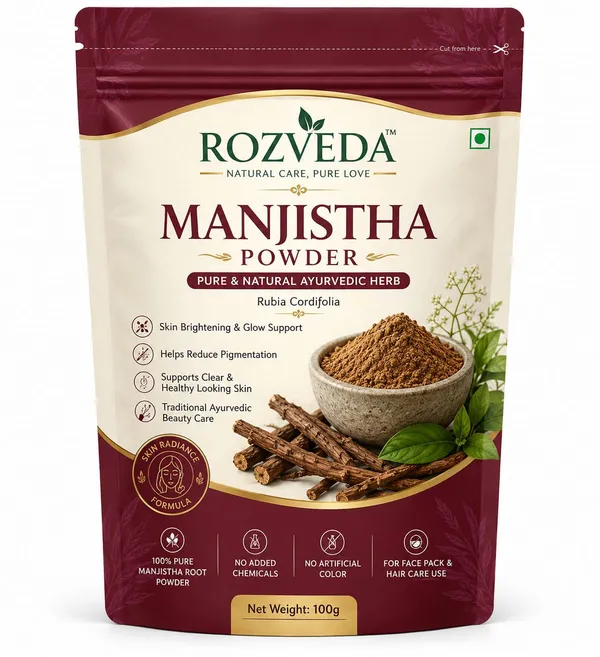 Rozveda_Manjistha_Herbal_Powder_For_Skin_Brightening