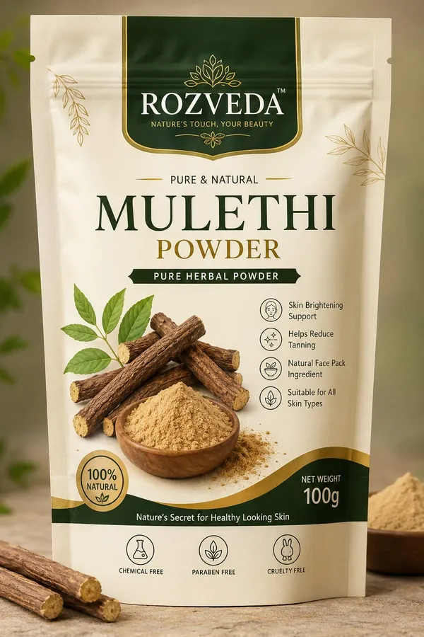 Rozveda_Mulethi_Herbal_Powder_For_Skin_Brightening