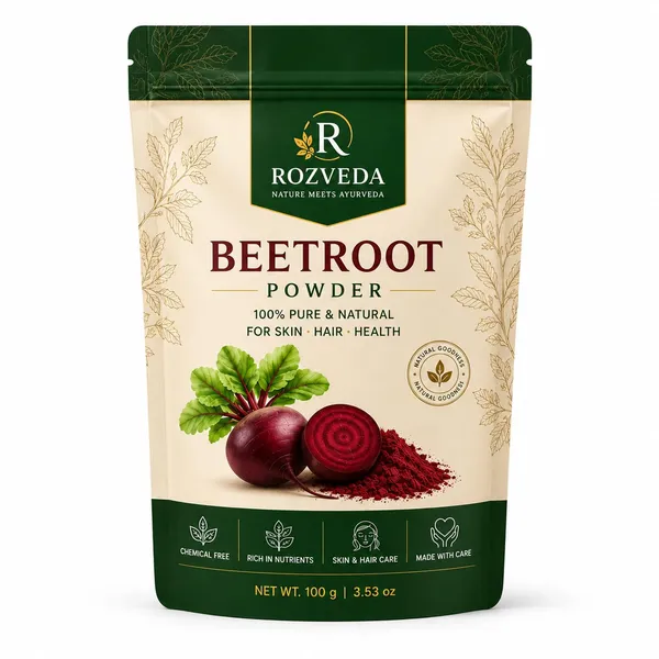 Rozveda_Pure_Beetroot_Herbal_Powder_For_Hair_&_Skin