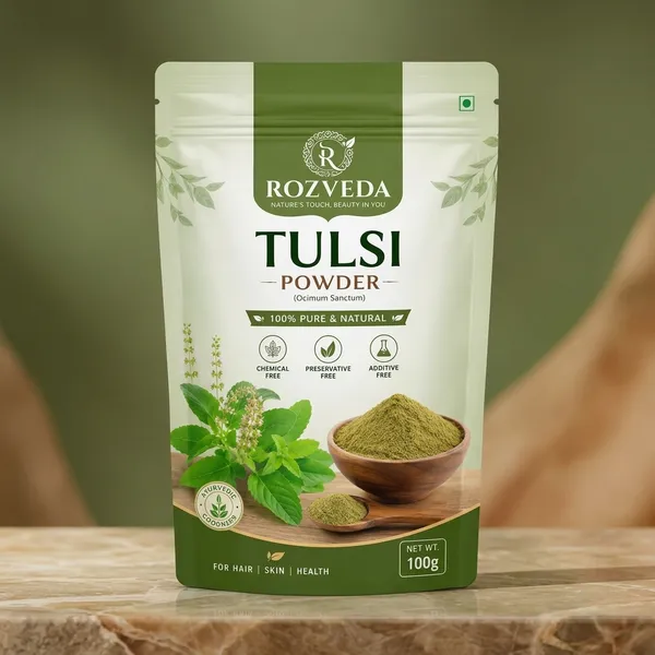 Rozveda_Tulsi_Herbal_Powder_For_Hair_&_Skin_Care