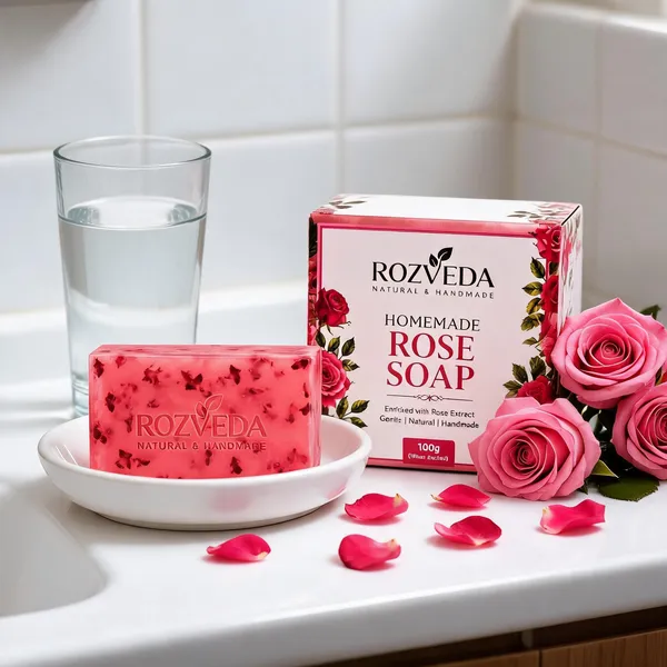 Rozveda_Rose_Extract_Handmade_Bath_Soap