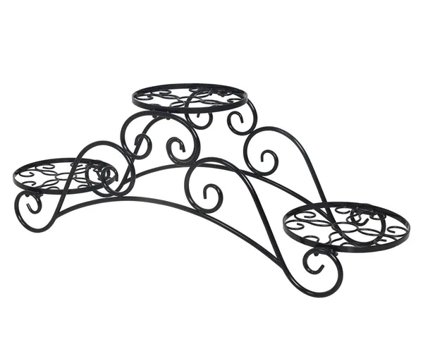 Metal_Arch_Plant_Stand_With_3_Holders