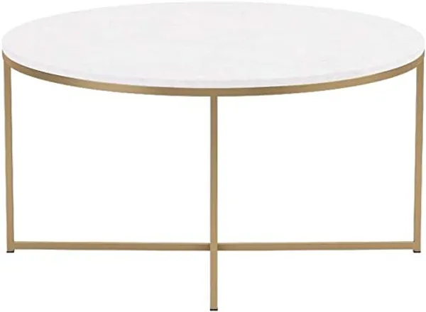 Round_Faux_Marble_Coffee_Table_With_Metal_Base