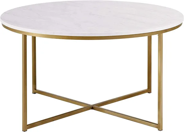 Round_Faux_Marble_Coffee_Table_With_Metal_Base