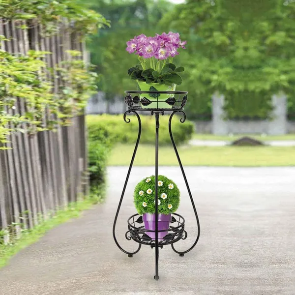 Metal_Plant_Stand_Two_Layer