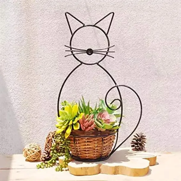 Cat_Shape_Metal_Garden_Planter_Stand
