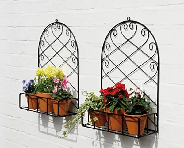 Wrought_Iron_Wall_Bracket_For_Plant_Pots_Set_Of_2