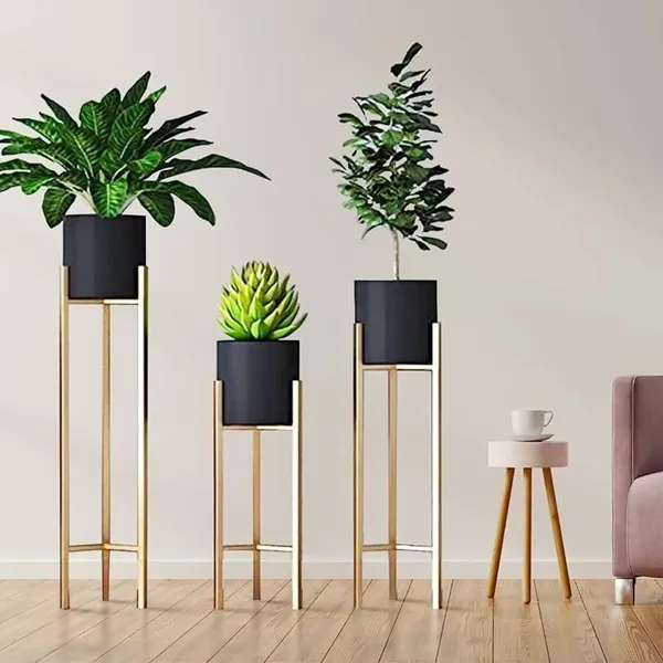 Metal_Plant_Stand_With_Planter_Pot_Set